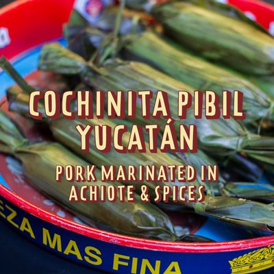 4 Tamales: Cochinta Pibil Pork (Slow cooked)