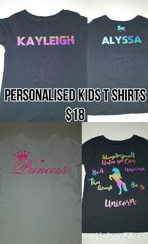 Personalised Kids T Shirt from $18