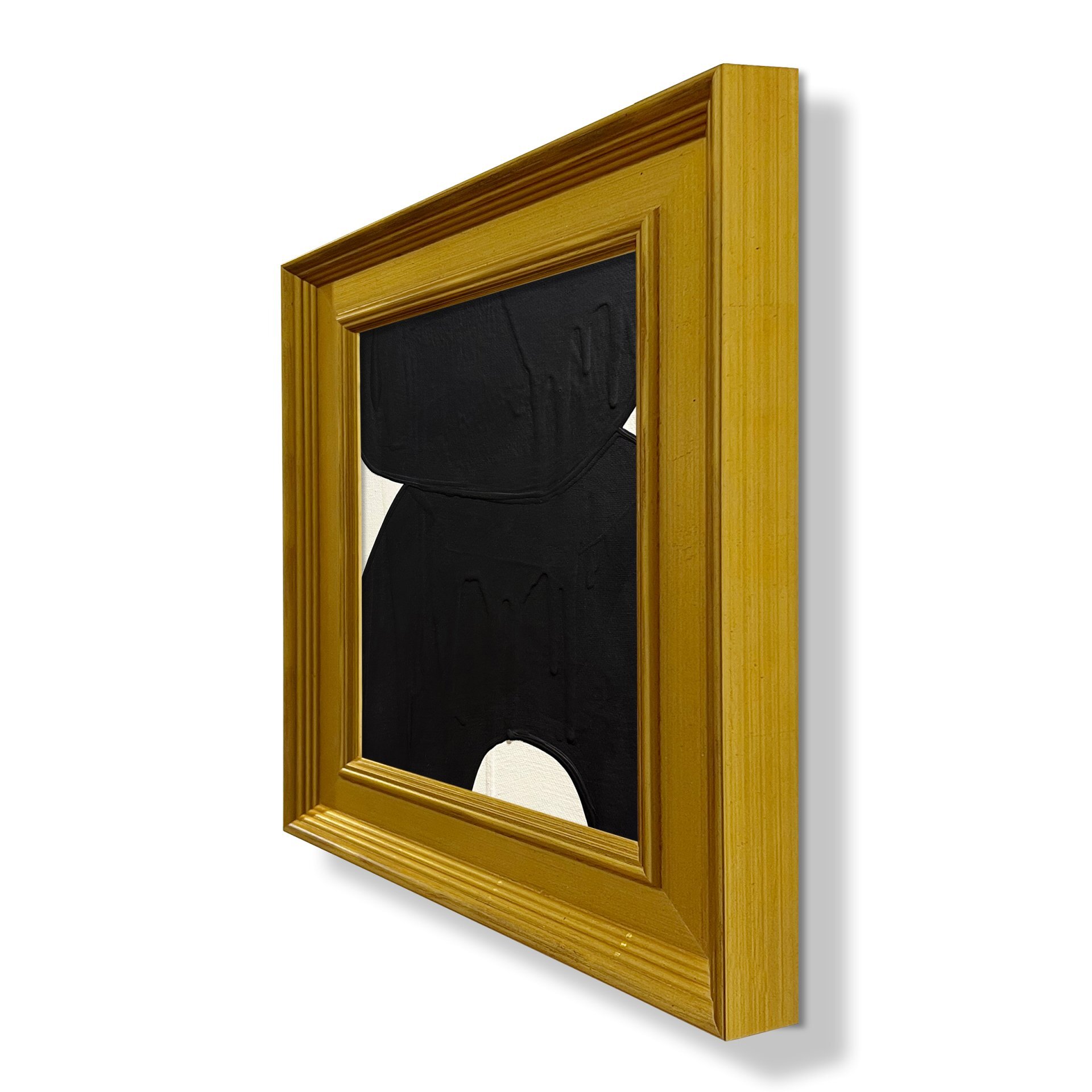 Cream and Black Sake Cups