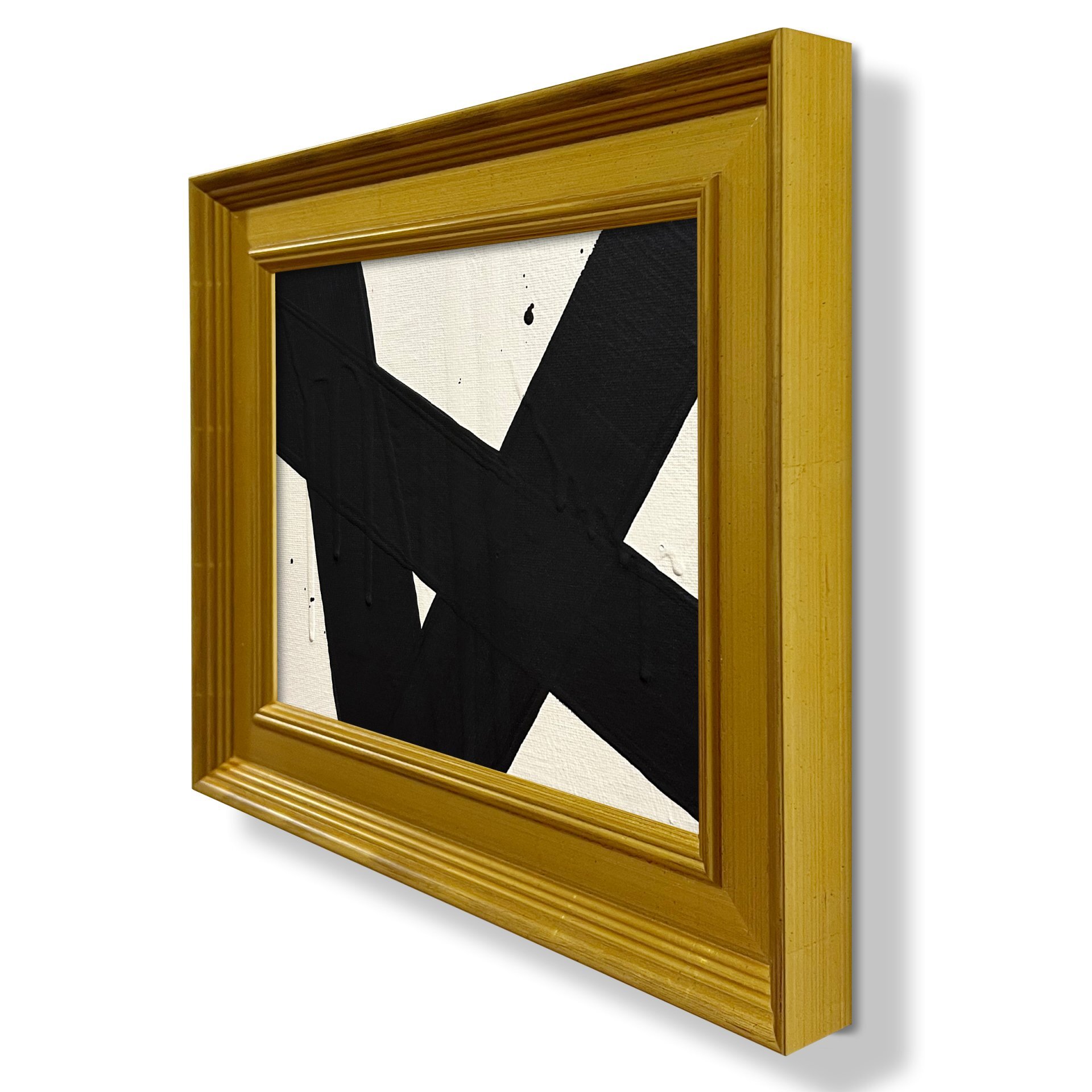 Black and Cream Abstract