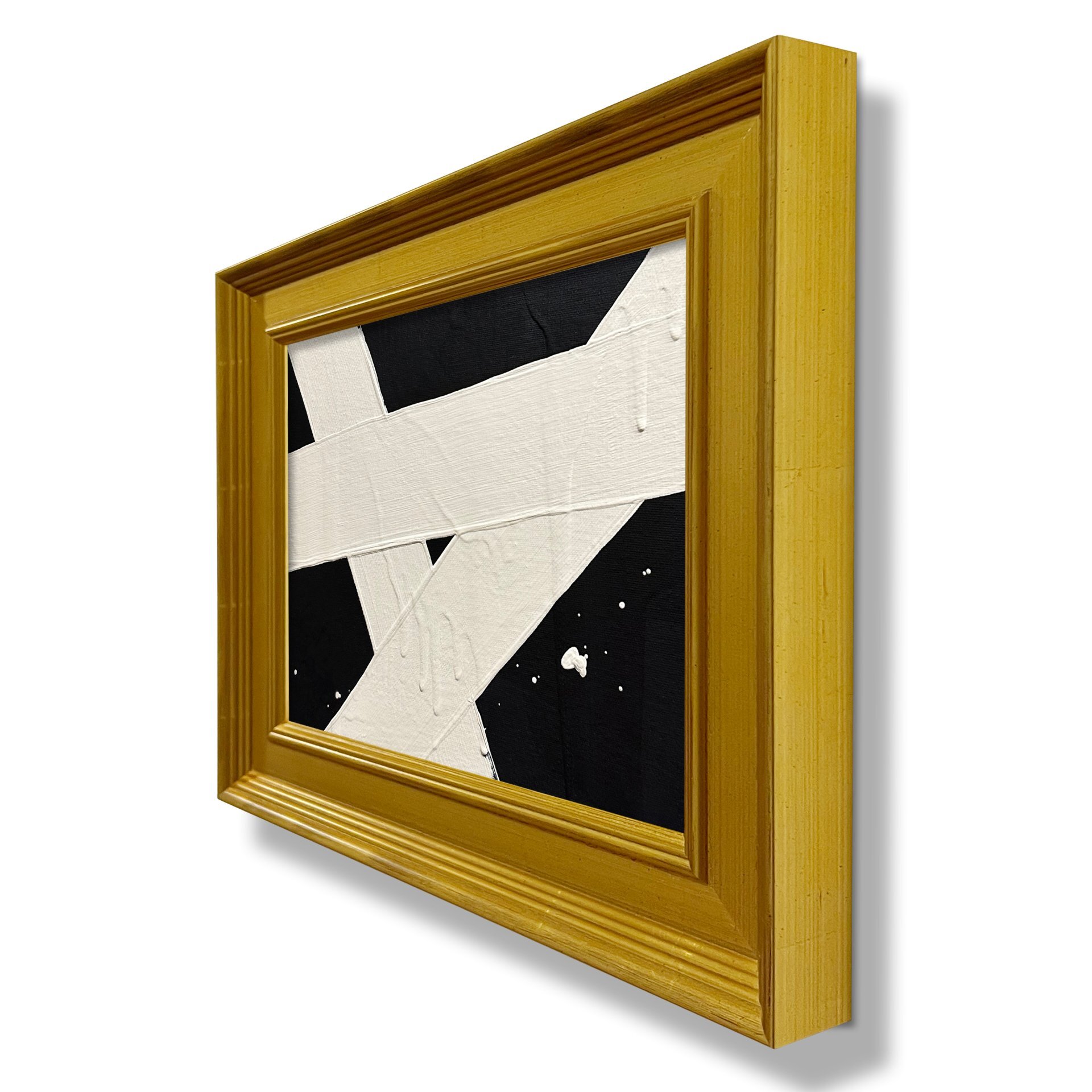 Black and Cream Abstract