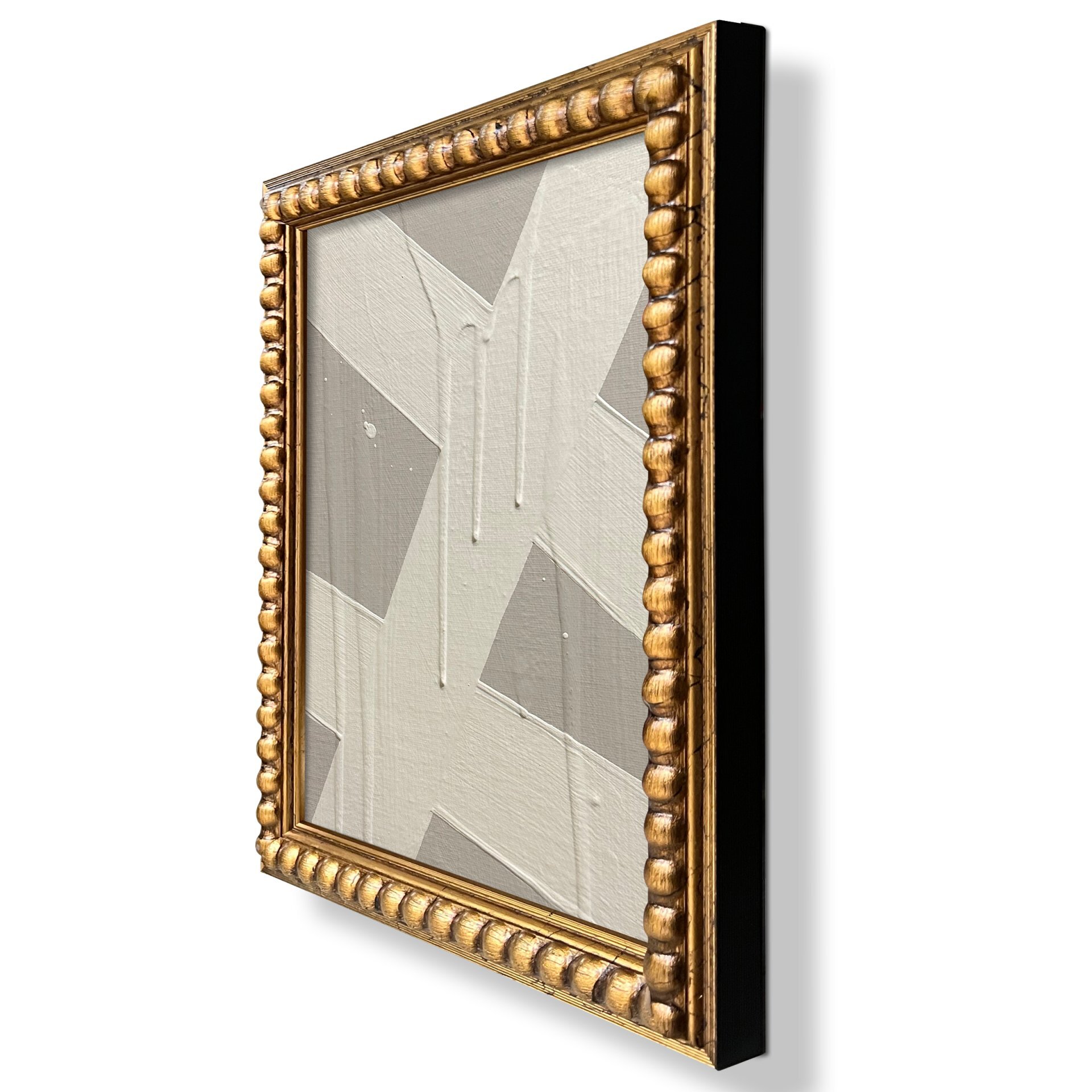 Taupe Cream Abstract