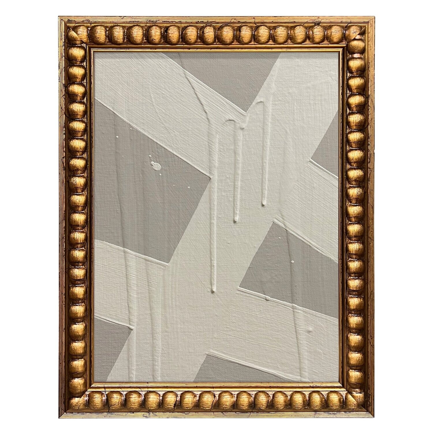 Taupe Cream Abstract
