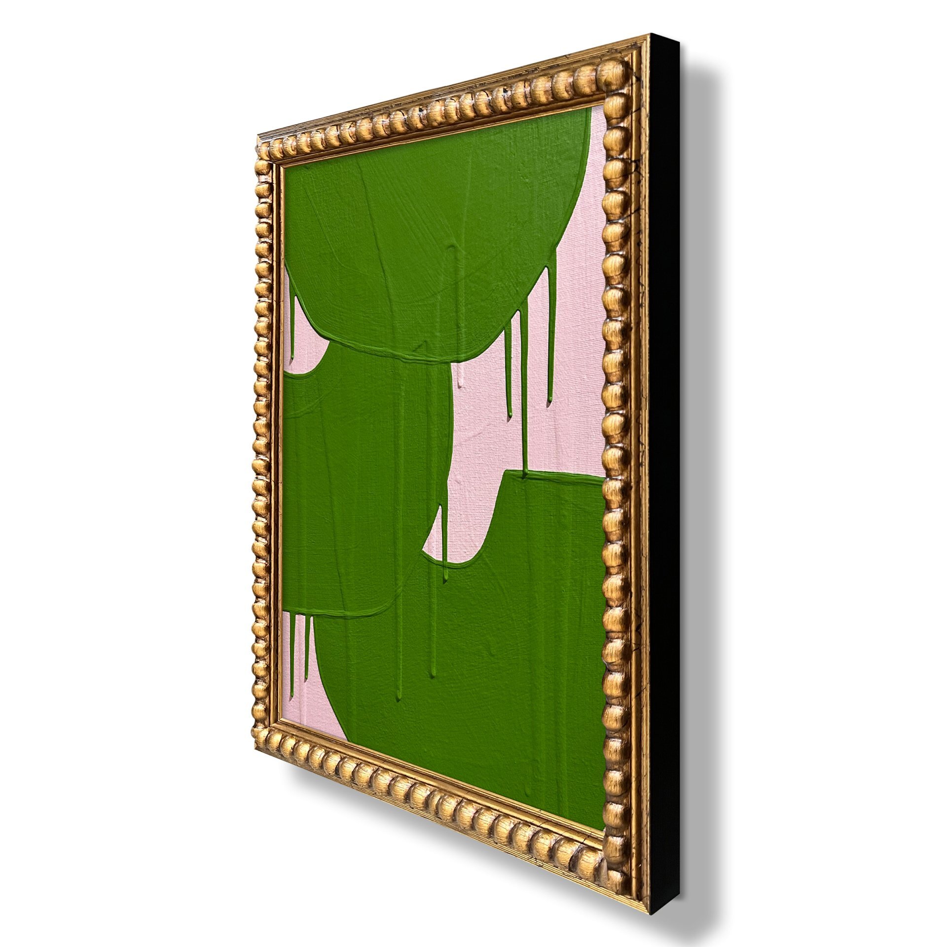 Light Pink and Kelly Sake Cups