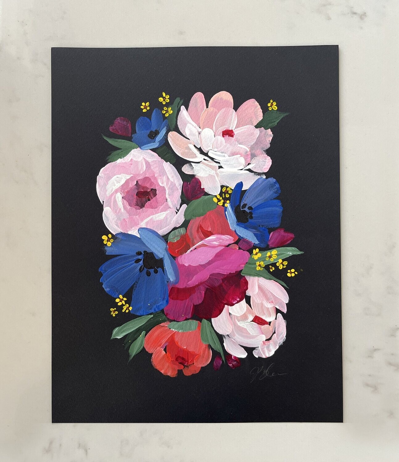 Paper Blue Anemone