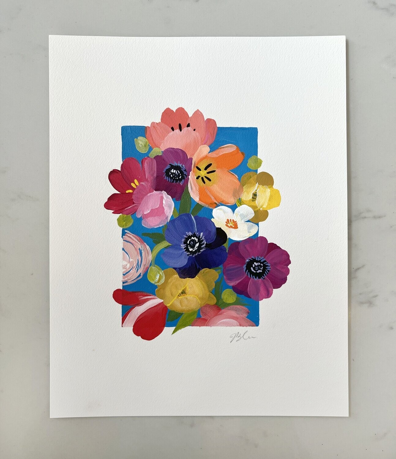 Paper Anemone Cluster