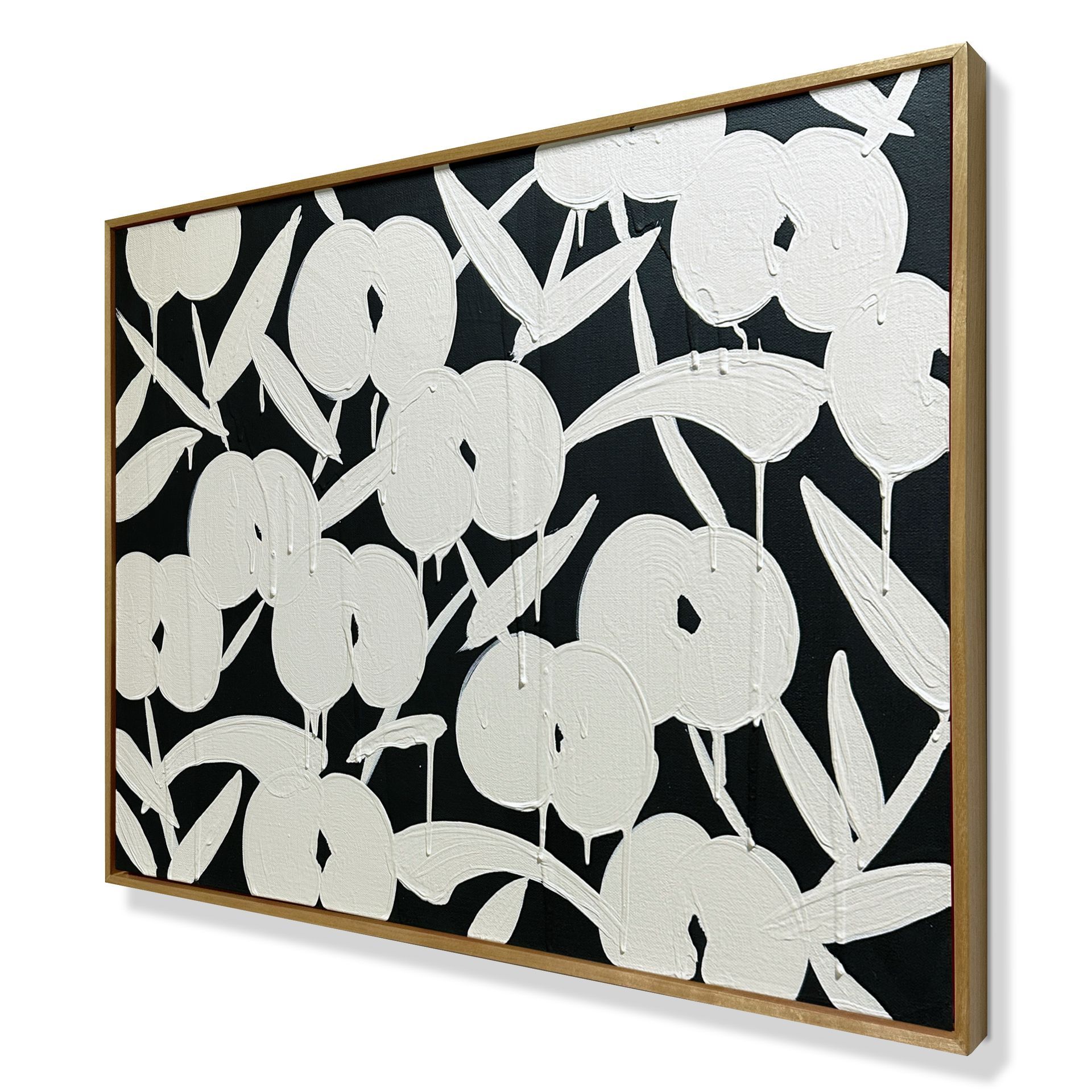 Orchids - Black and Cream