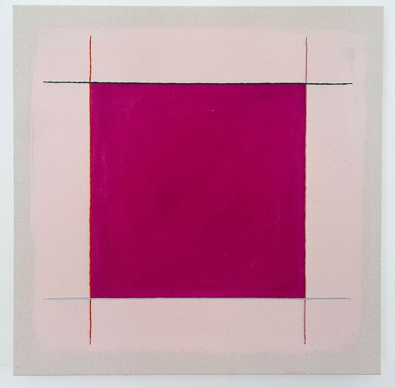 Magenta/Snail Pink With Persimmon Grid
