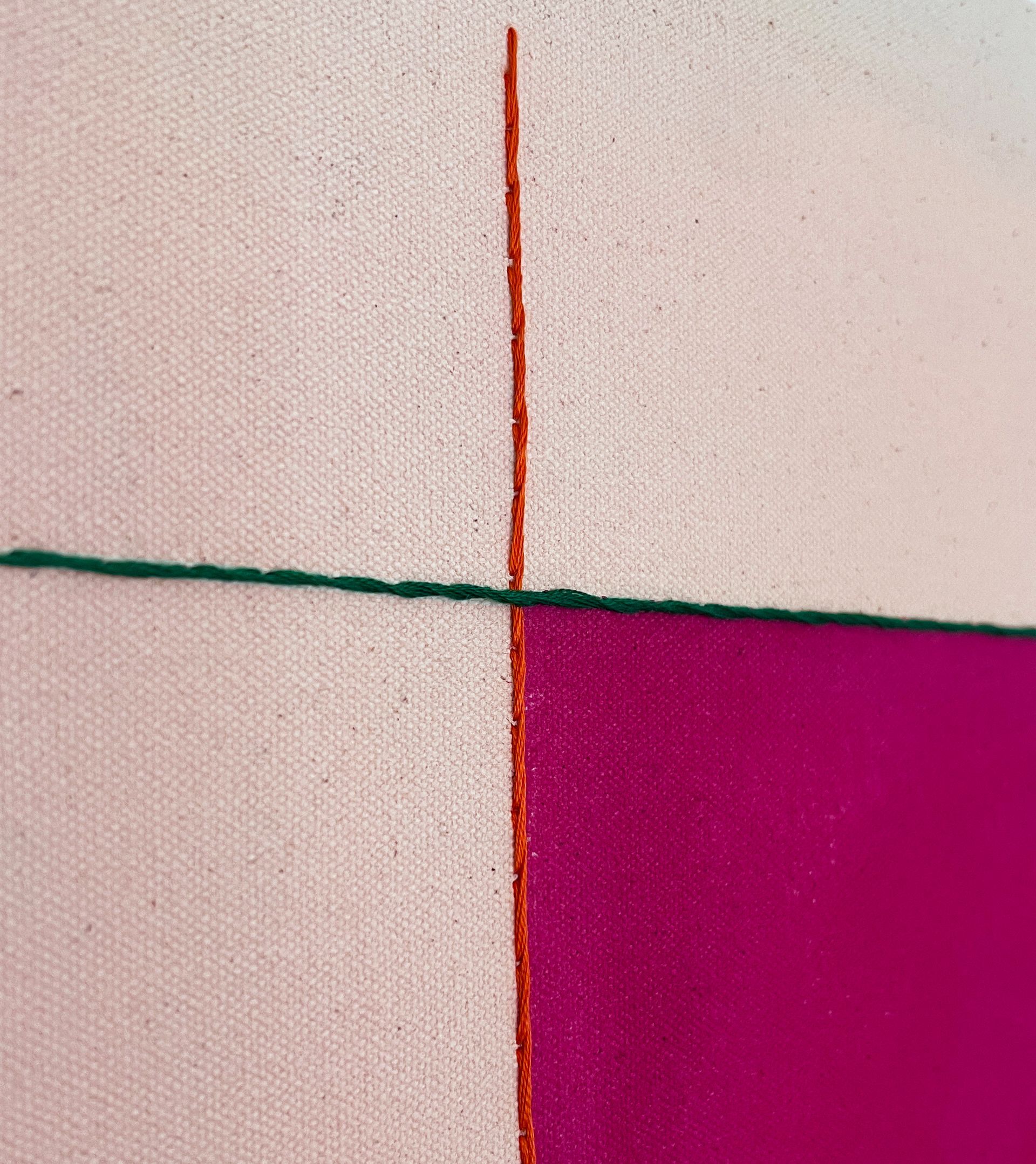 Magenta/Snail Pink With Persimmon Grid