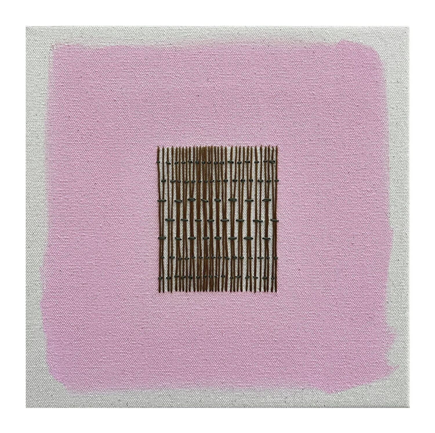 Magenta With Olive Weaving