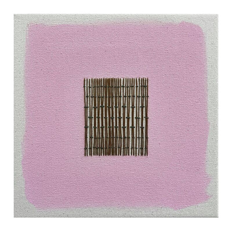 Magenta With Olive Weaving