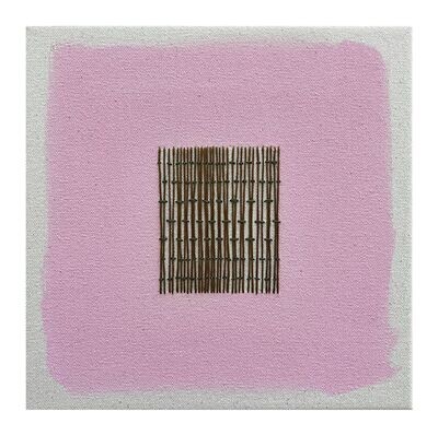 Magenta With Olive Weaving