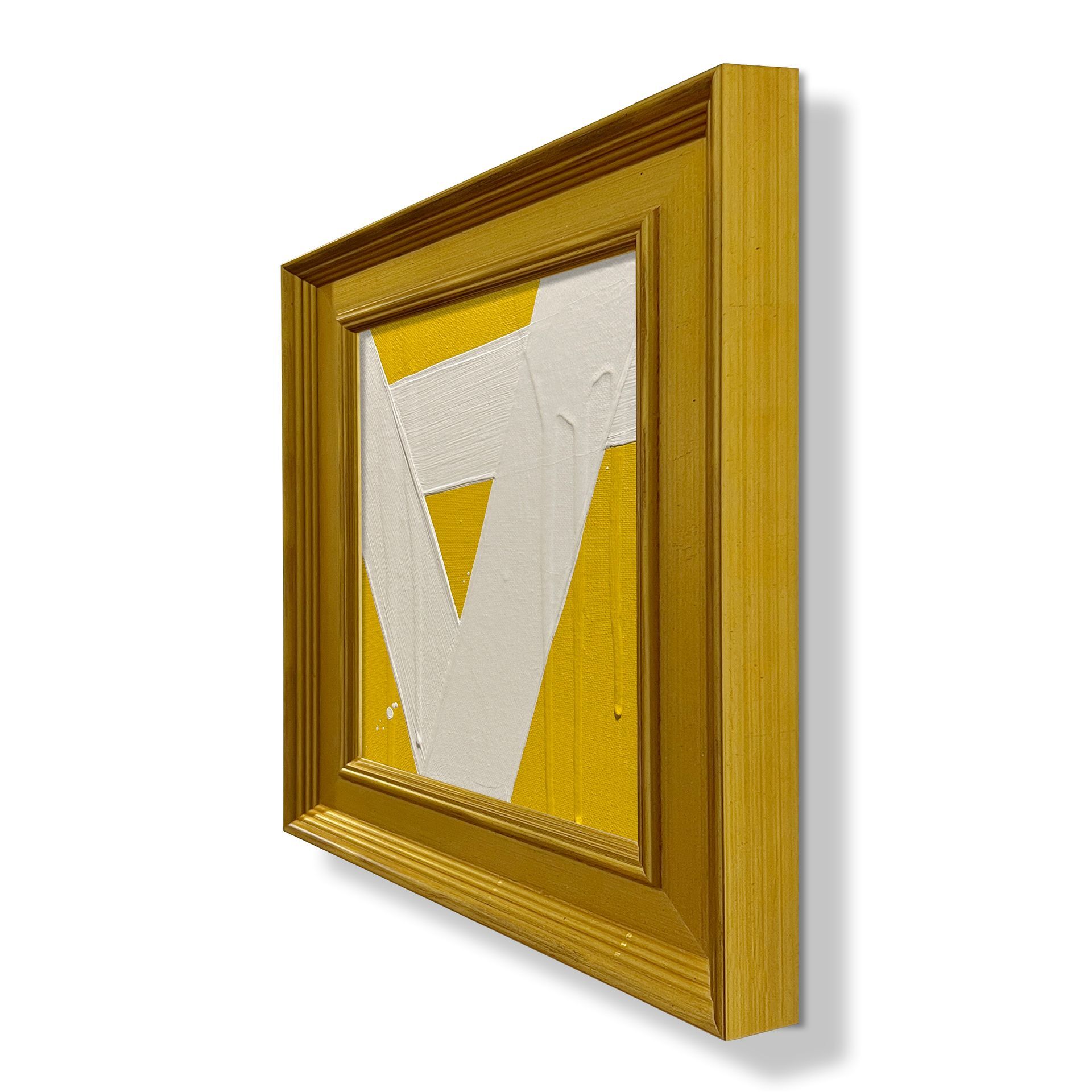 Mini Abstract - Yellow Cream