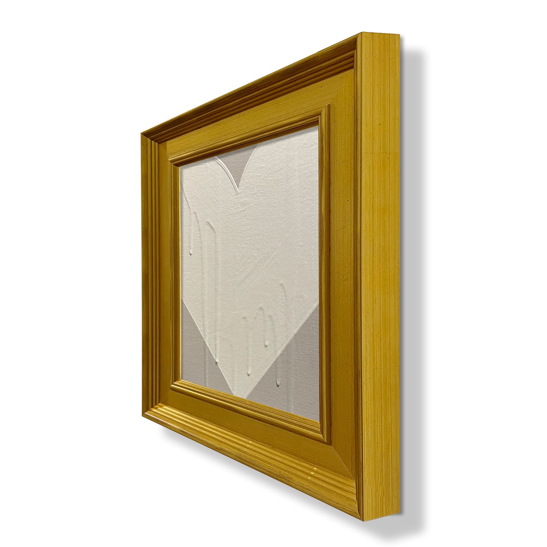 Mini Heart - Taupe Cream