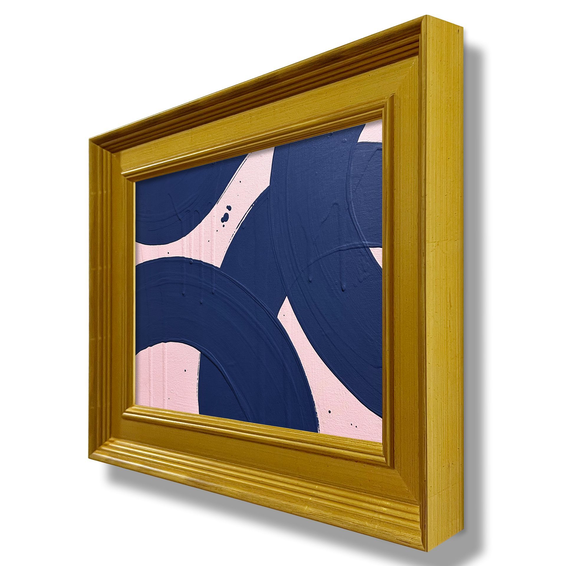 Mini Hebi Light Pink Navy