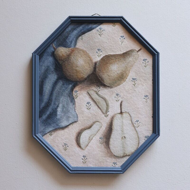 Pears on Linen