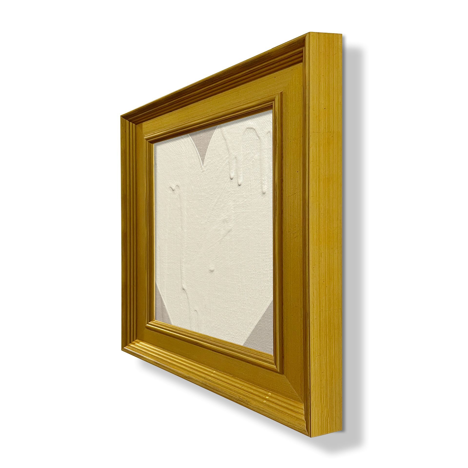 Mini Petite Heart - Taupe Cream