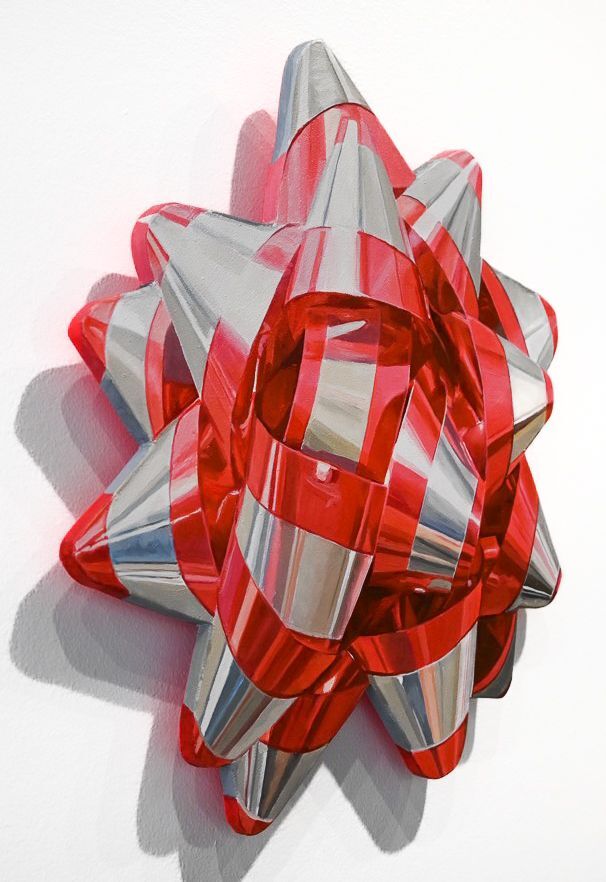 Red and Silver Bow II
