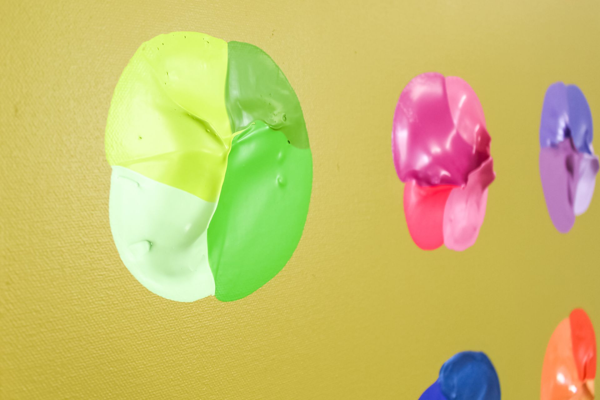 All The Colors On Chartreuse