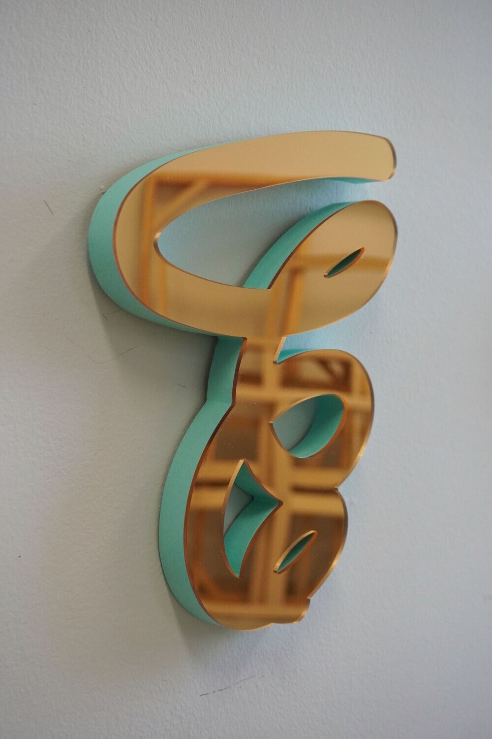 Gold Mirror - Teal