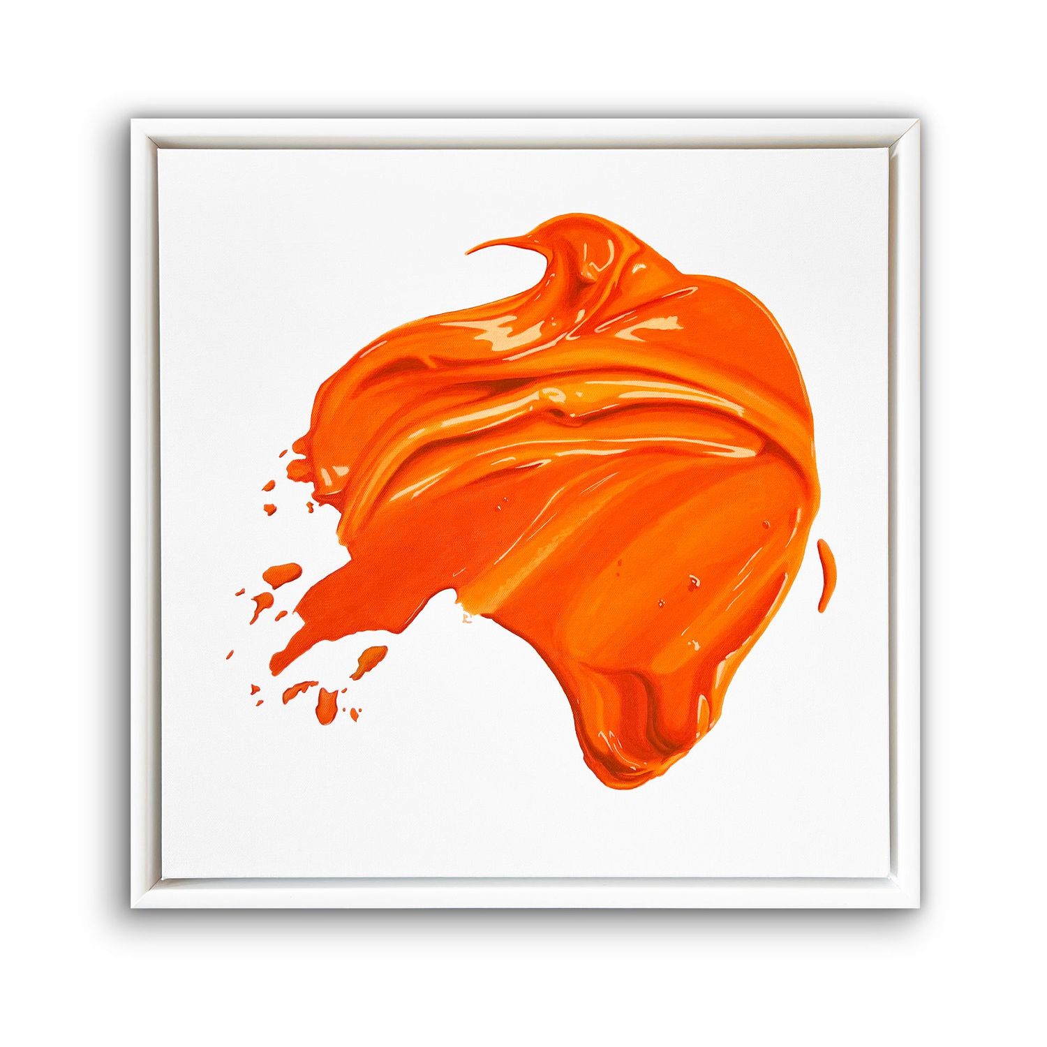 WET PAINT Orange