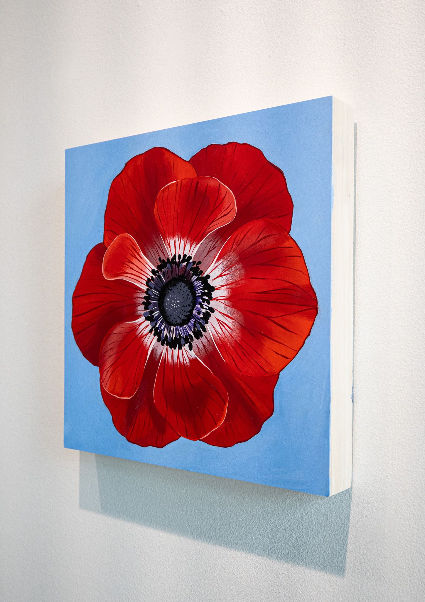 Red & Blue Poppy