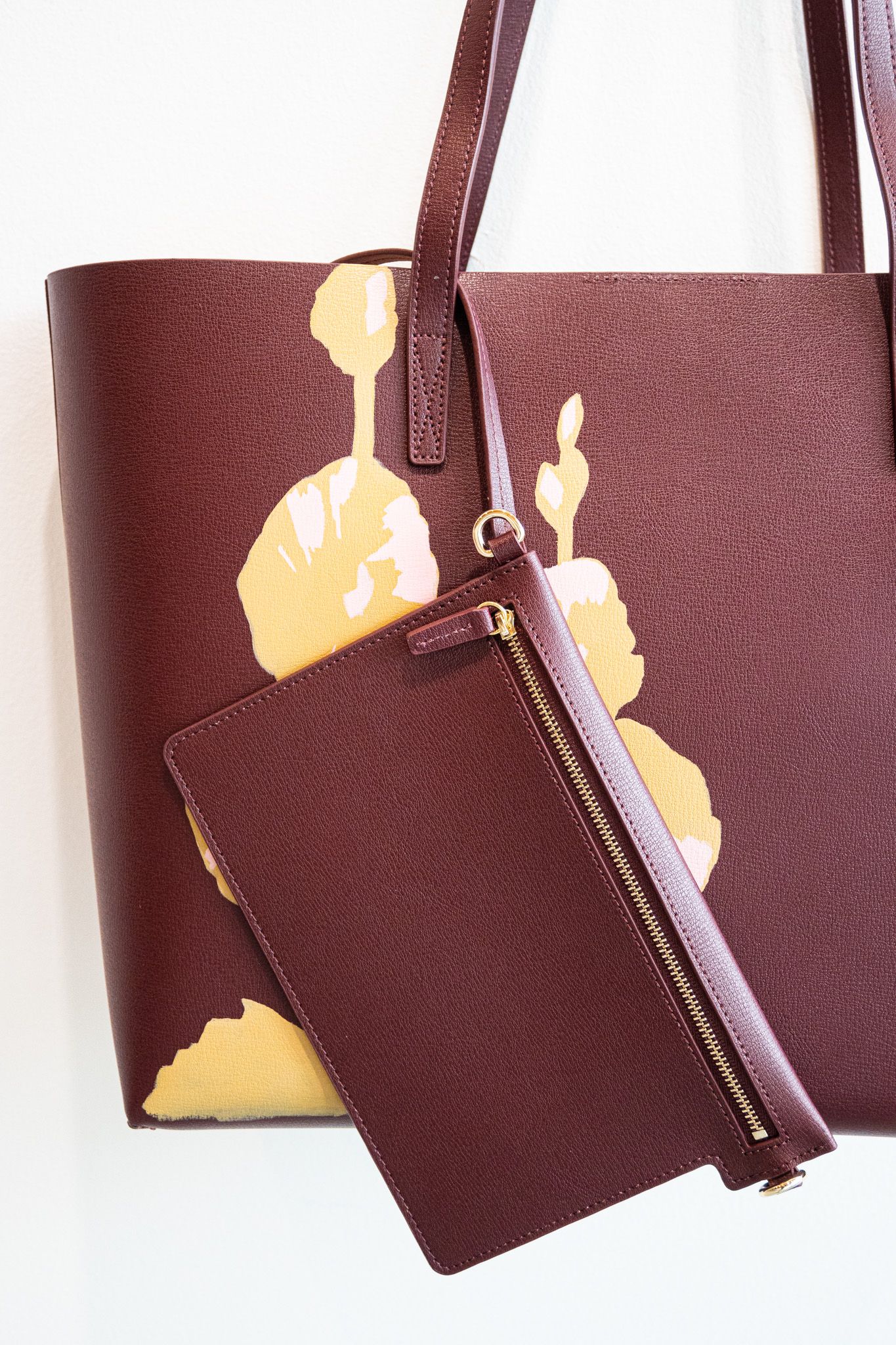 Belmont tote in Oxblood Red, Kevin Brent Morris