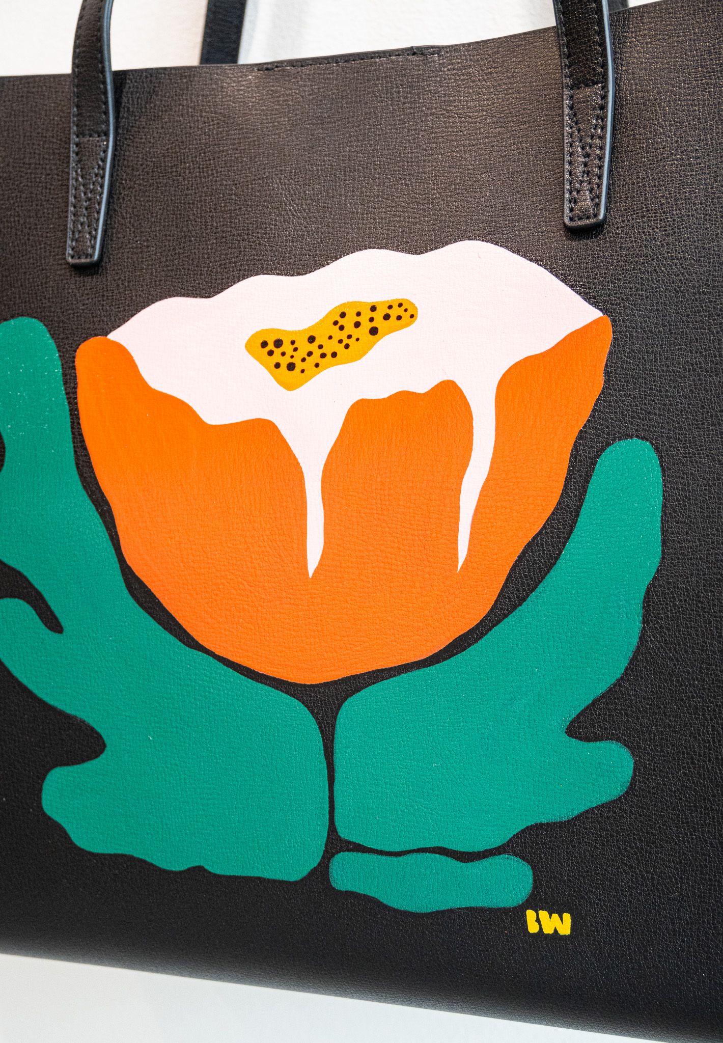 Belmont tote in Black/Neutral, Bekah Worley