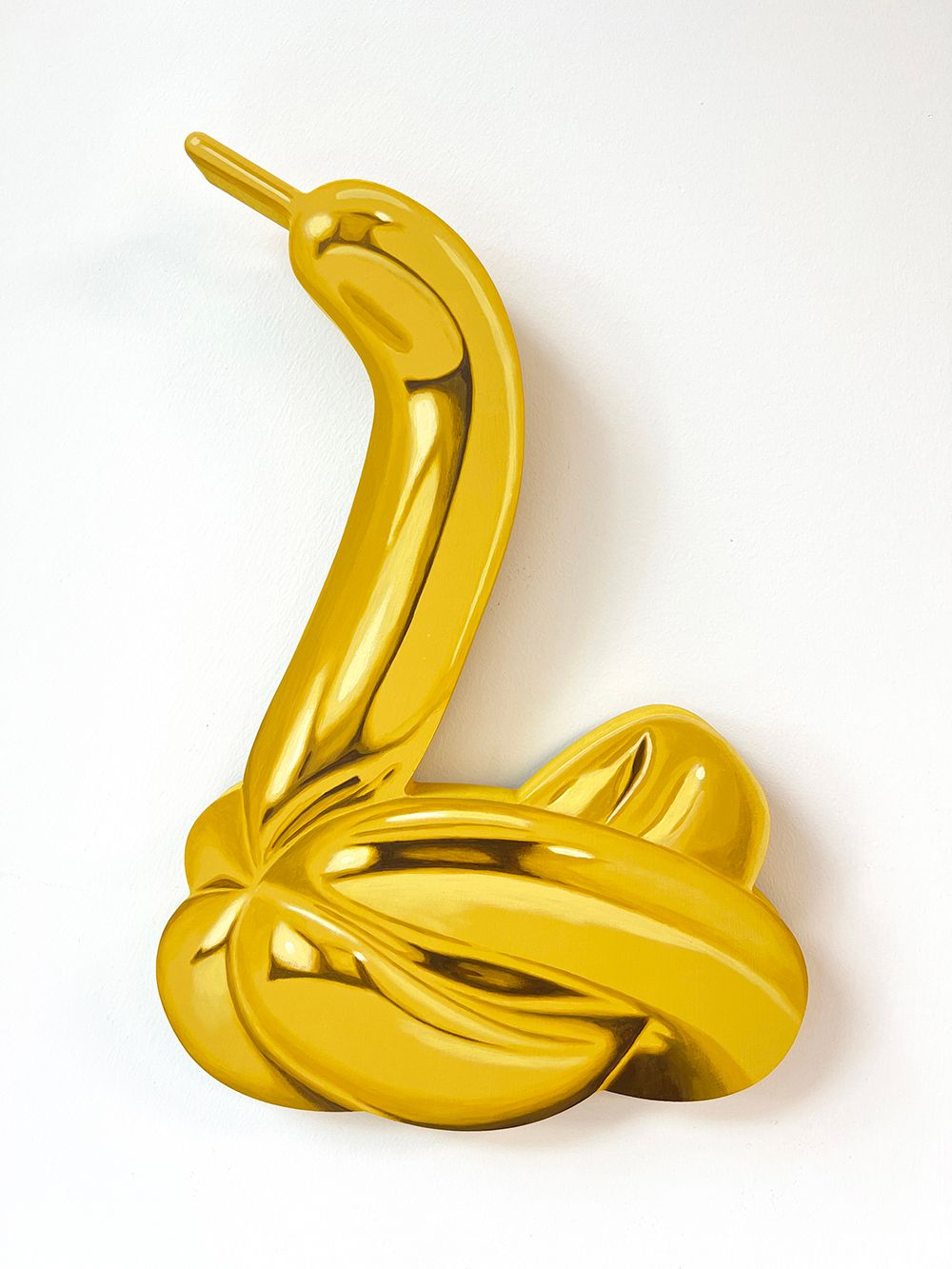 Gold Balloon Swan
