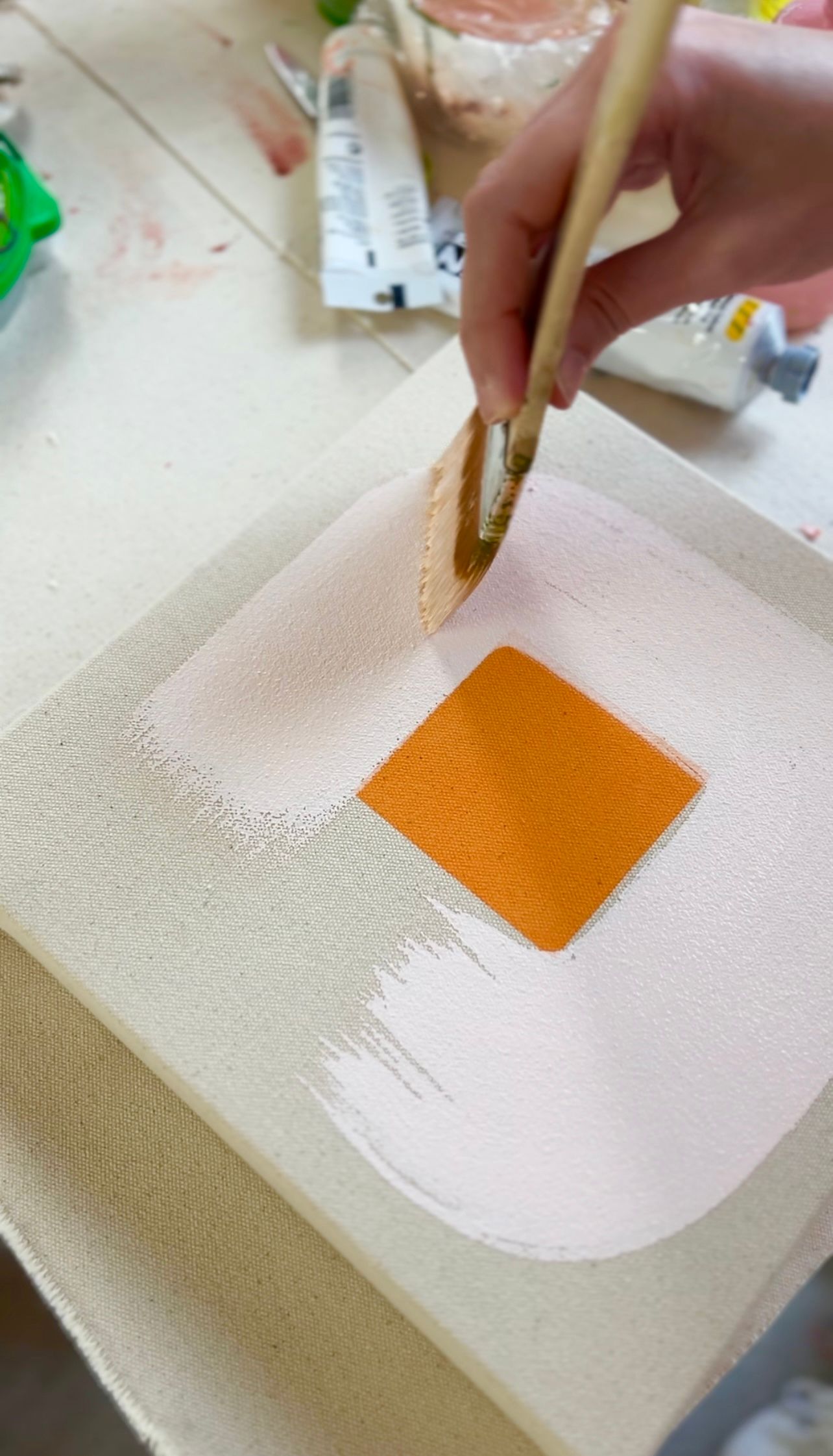 Sunny Orange With Cotton Candy Loop