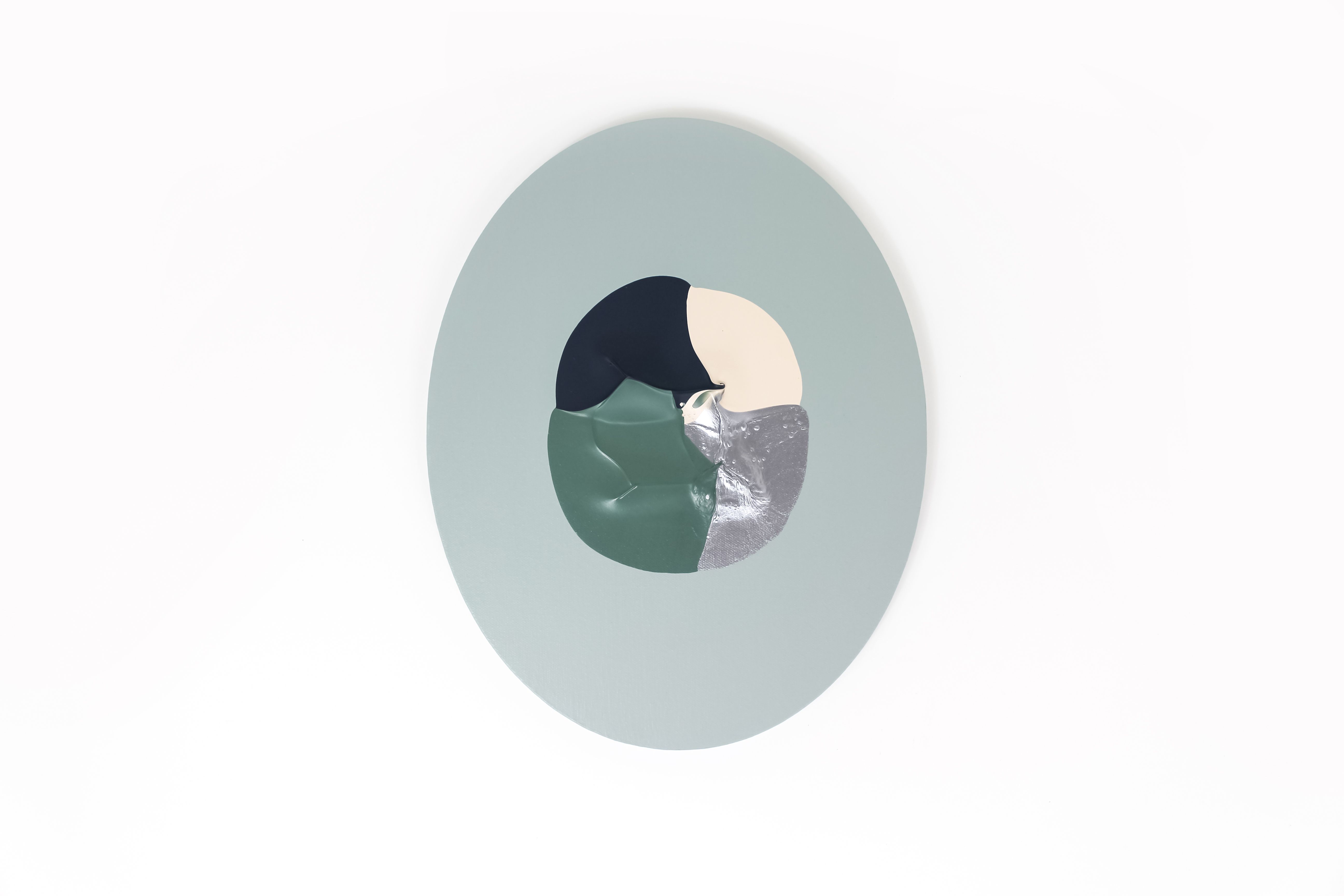 Blue Antique Oval #1