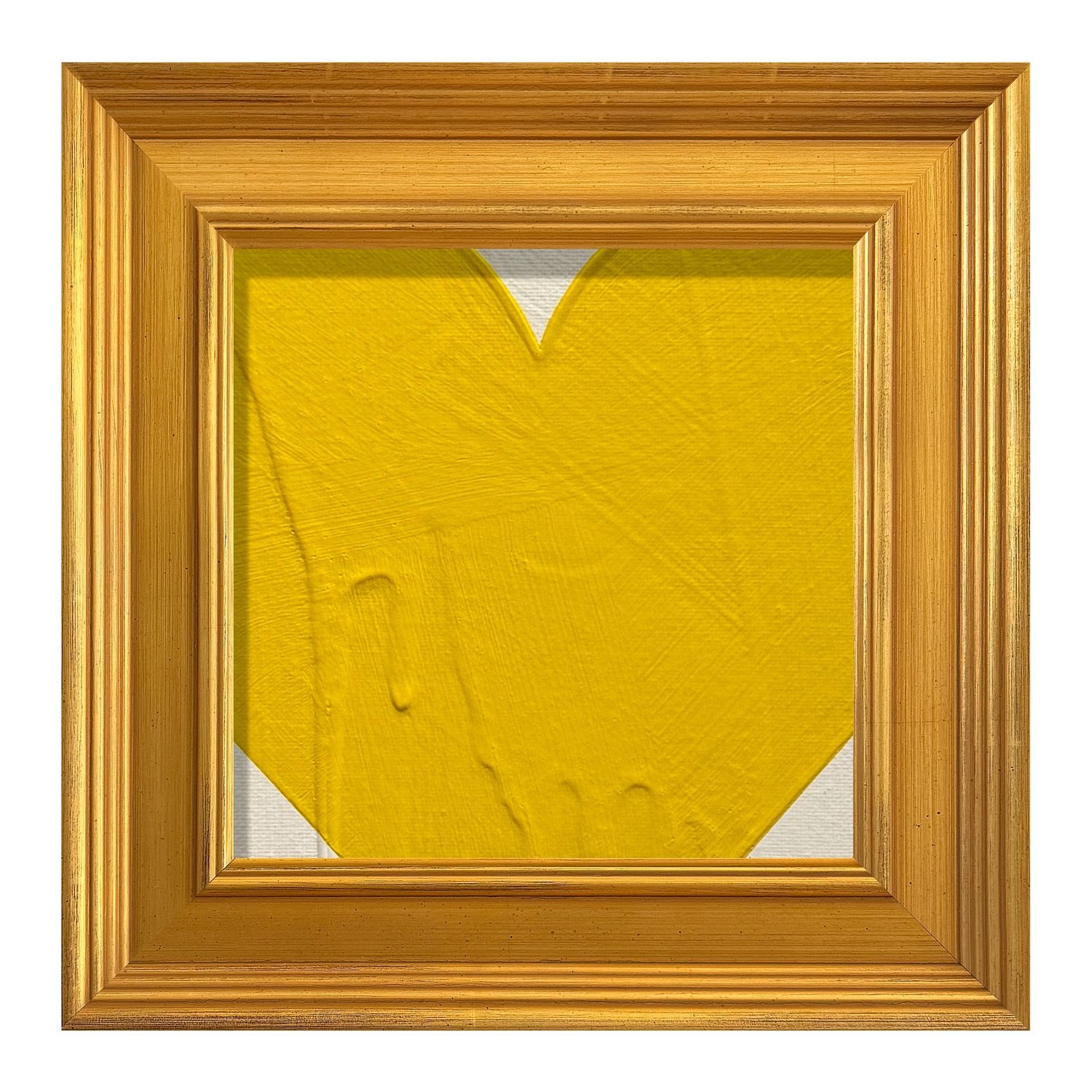 MINI PETITE HEART CREAM YELLOW
