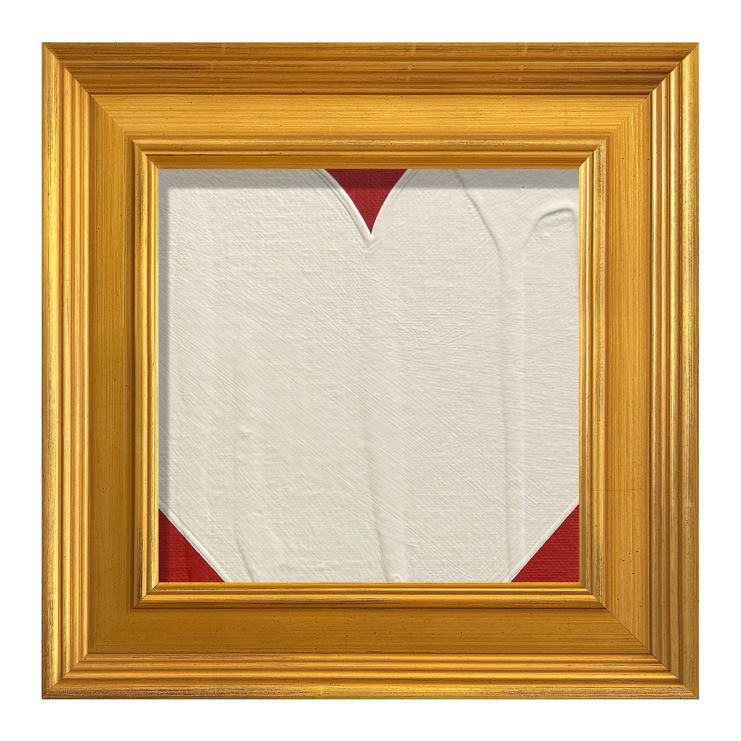 MINI PETITE HEART RED CREAM