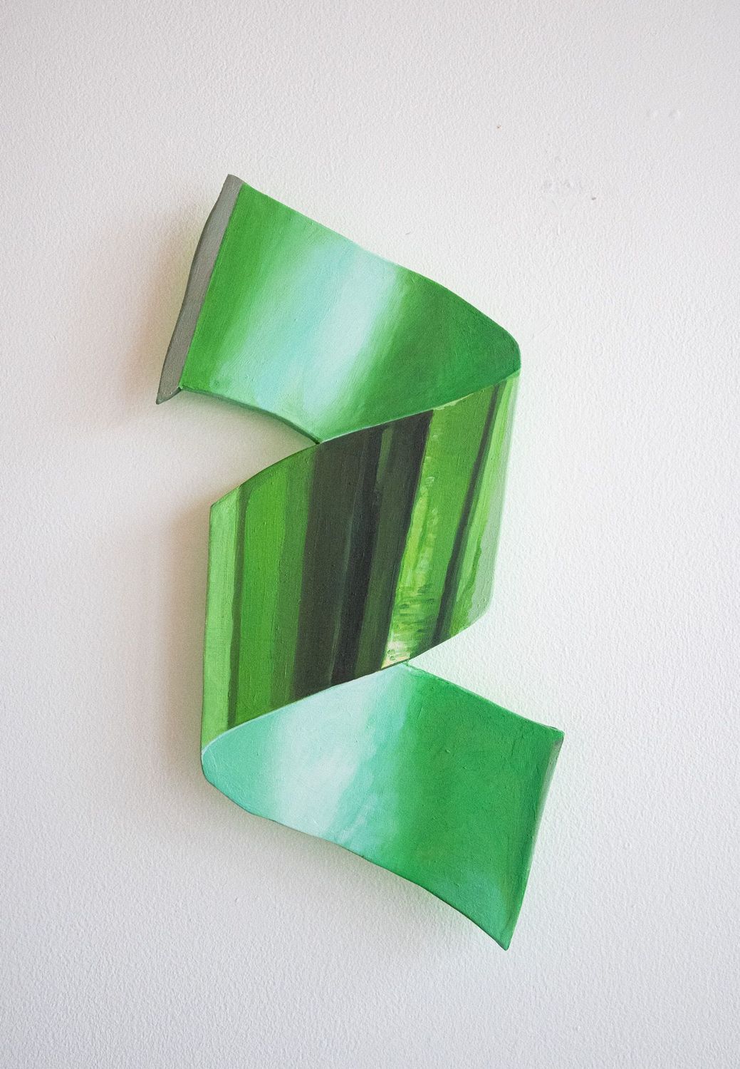 Mini Curly Green Ribbon