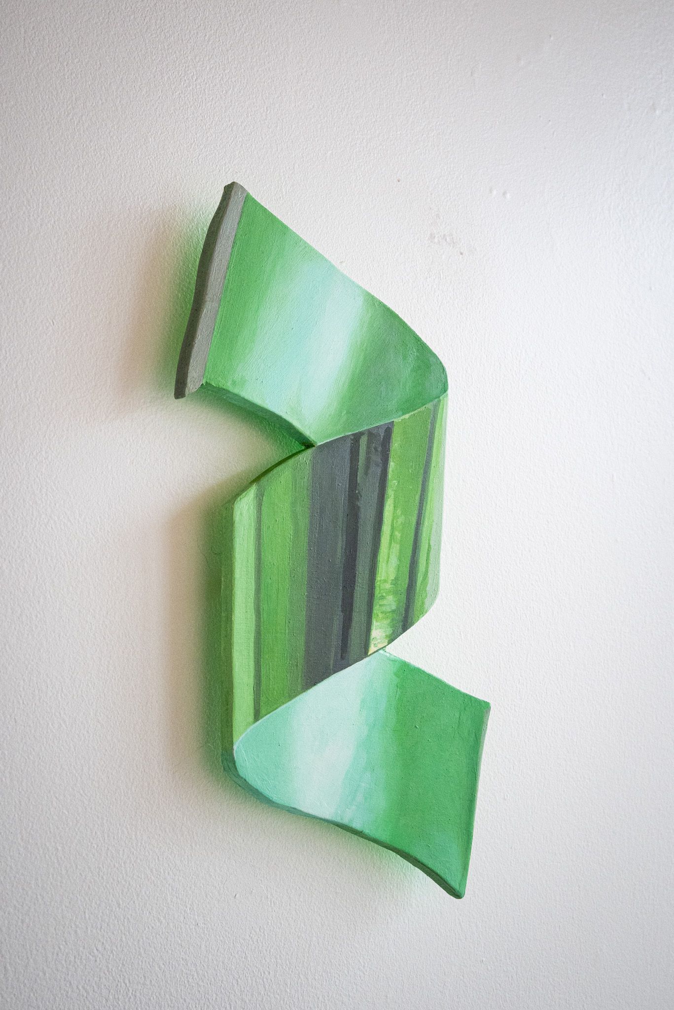 Mini Curly Green Ribbon