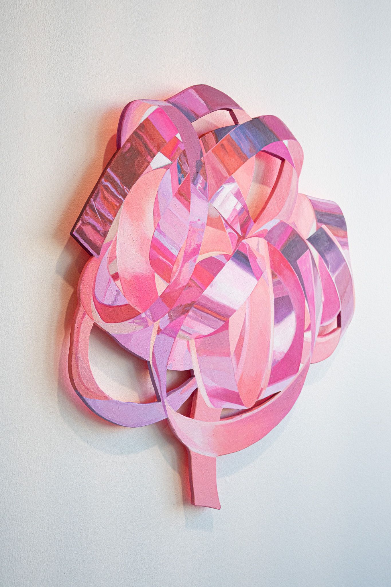 Pink Curly Ribbon