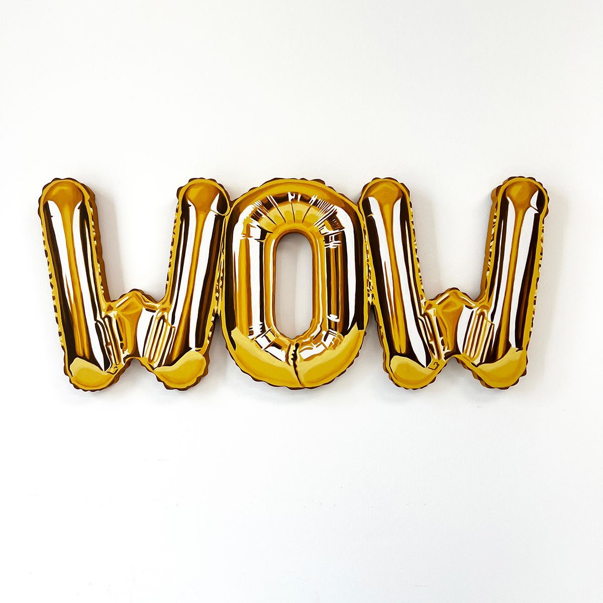 WOW Gold Balloon Letters