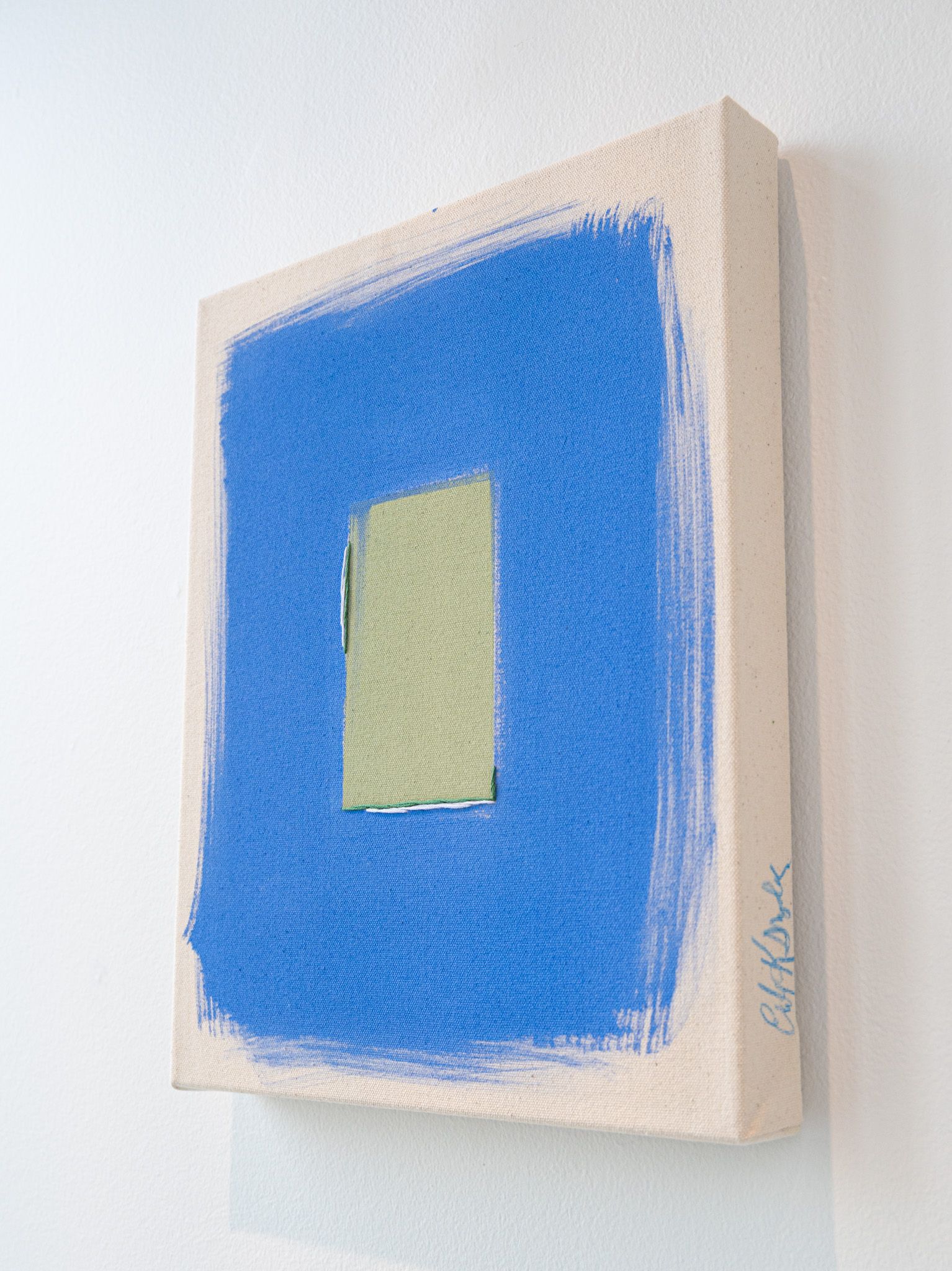 Pale Sage/Cornflower With Grass Line