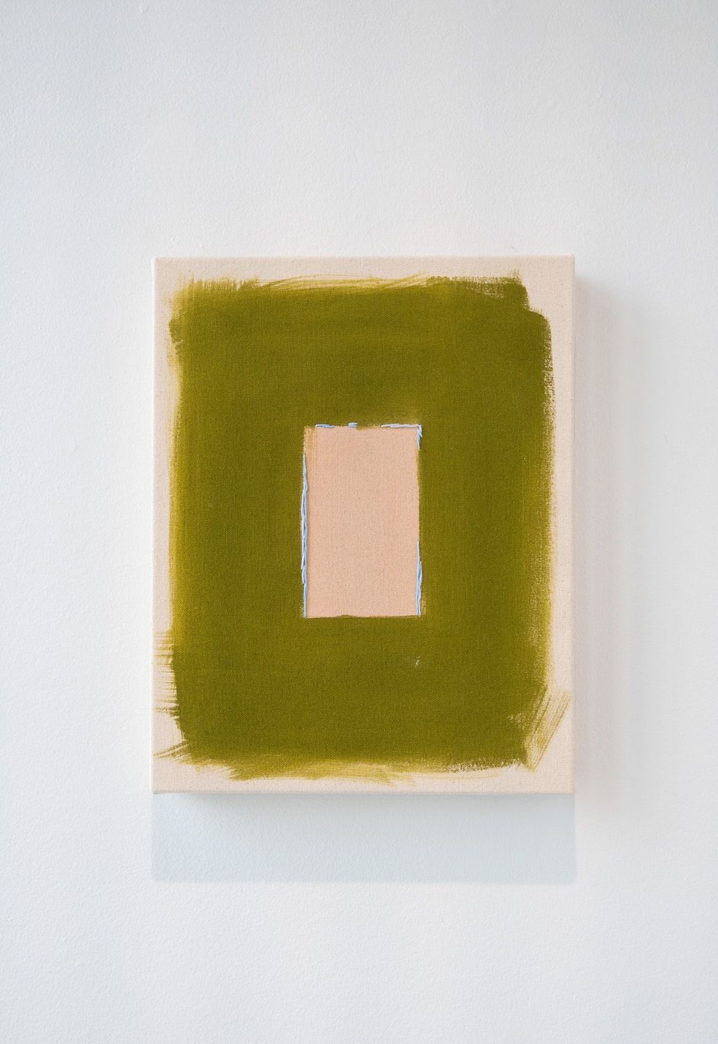 Sandy/Olive With Pale Blue Line