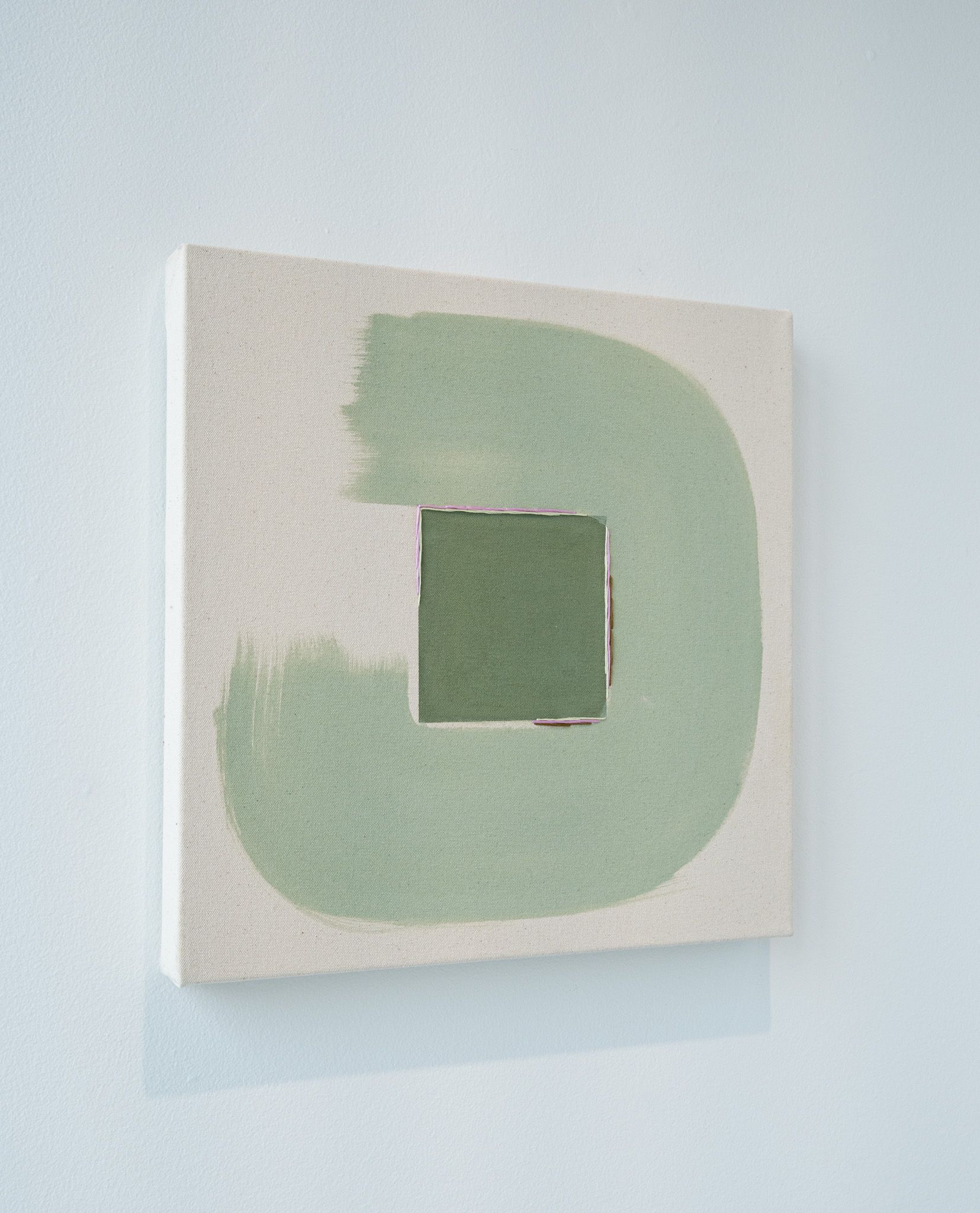 Dark Sage With Pale Sage Loop