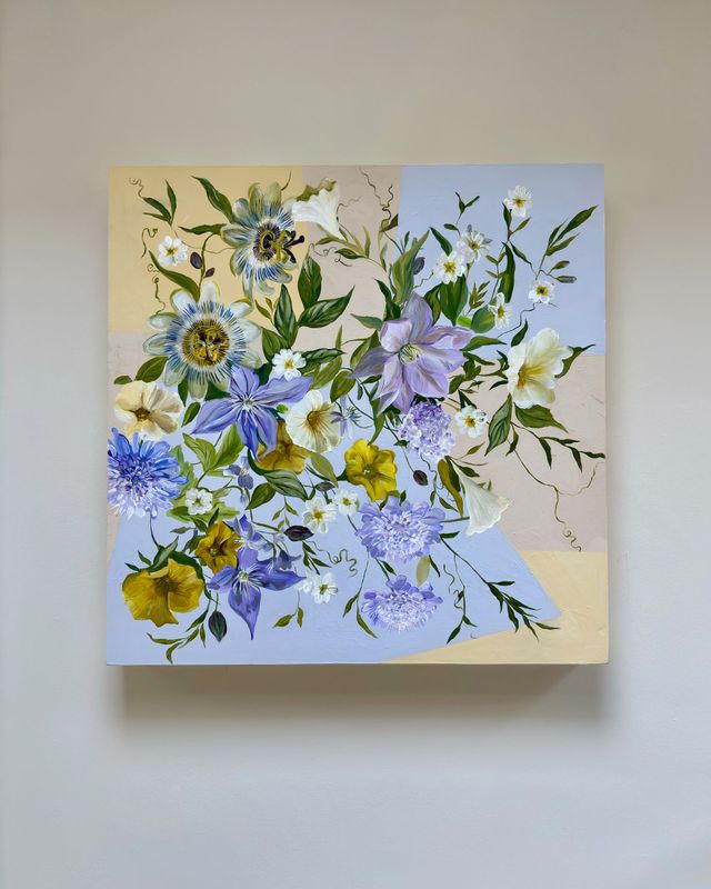 Passion Flower and Primroses