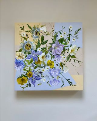 Passion Flower and Primroses