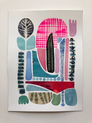 Pink and Gray Assemblage