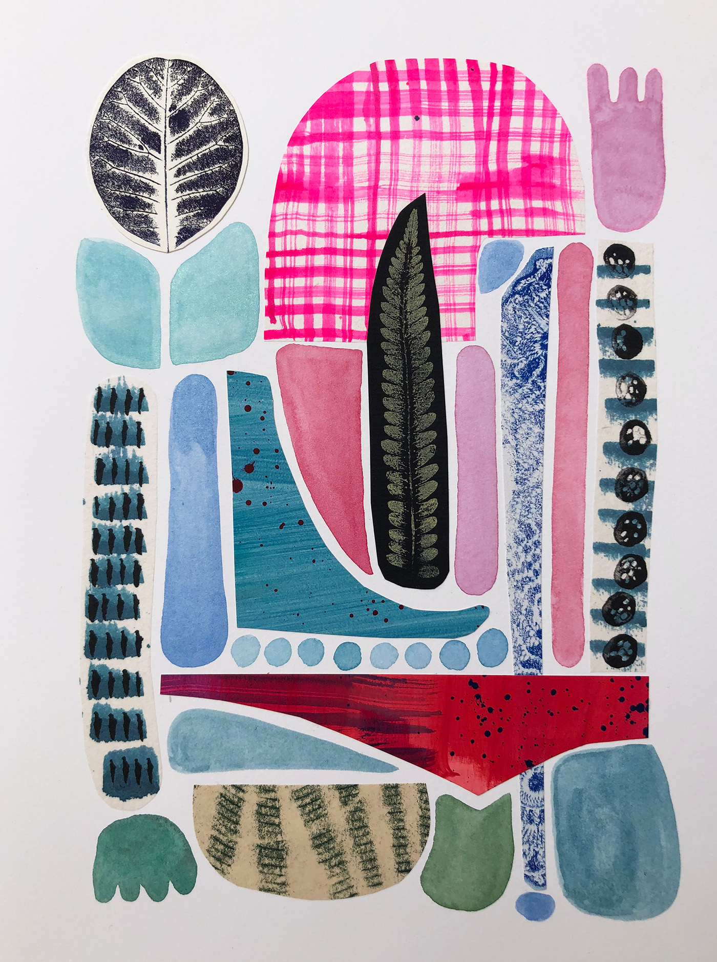 Pink and Gray Assemblage