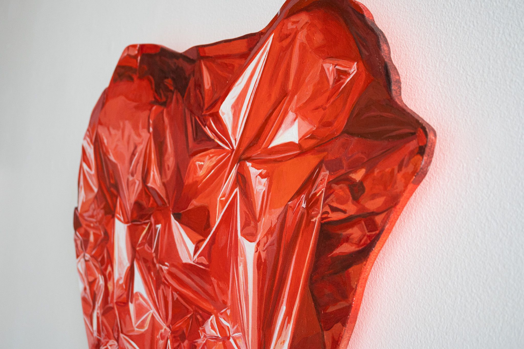 Red Deflated Heart Balloon