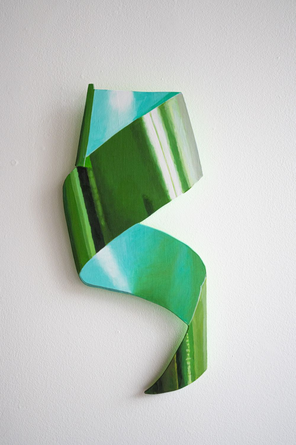 Green Curly Ribbon
