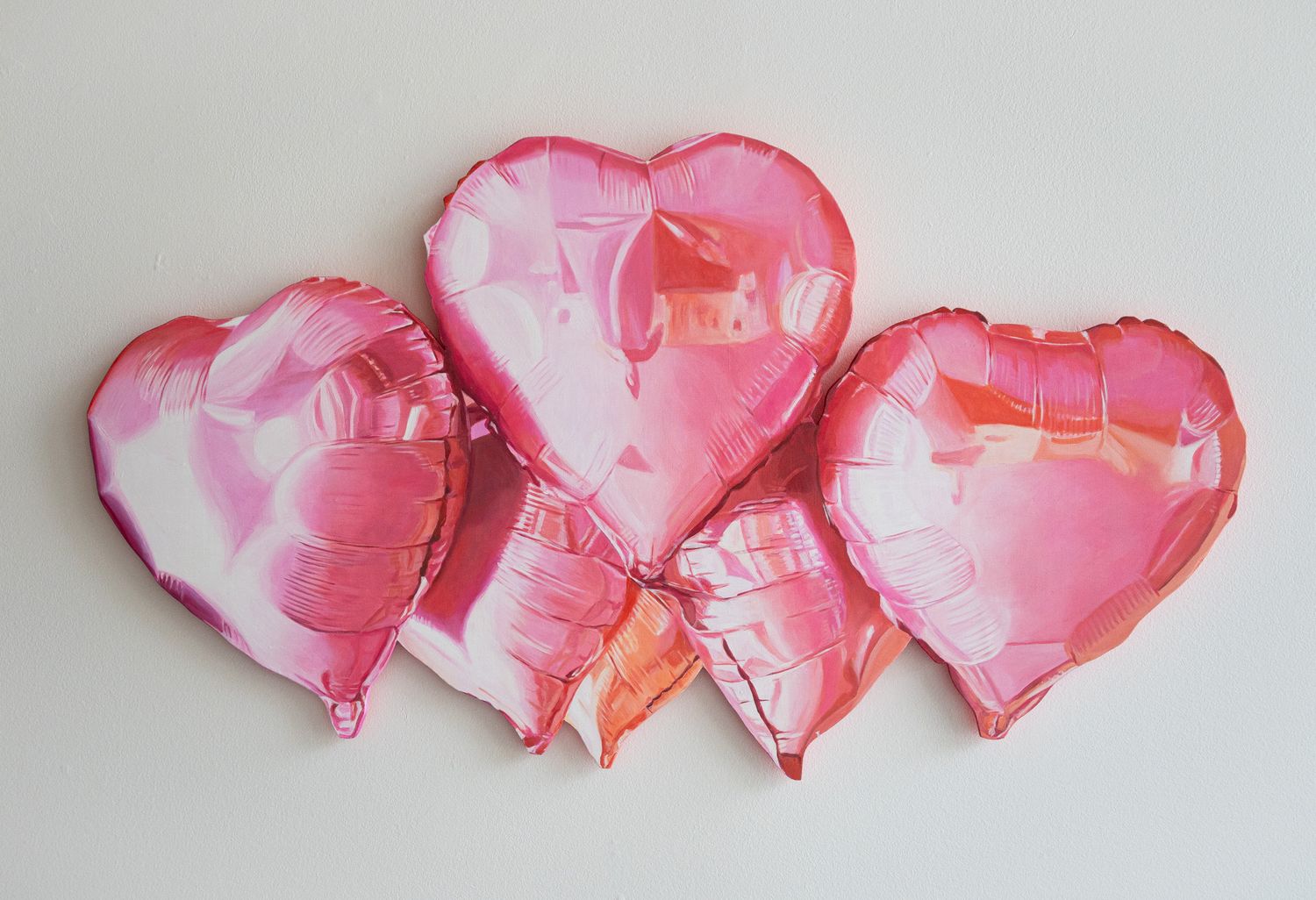 Pink Hearts Balloon