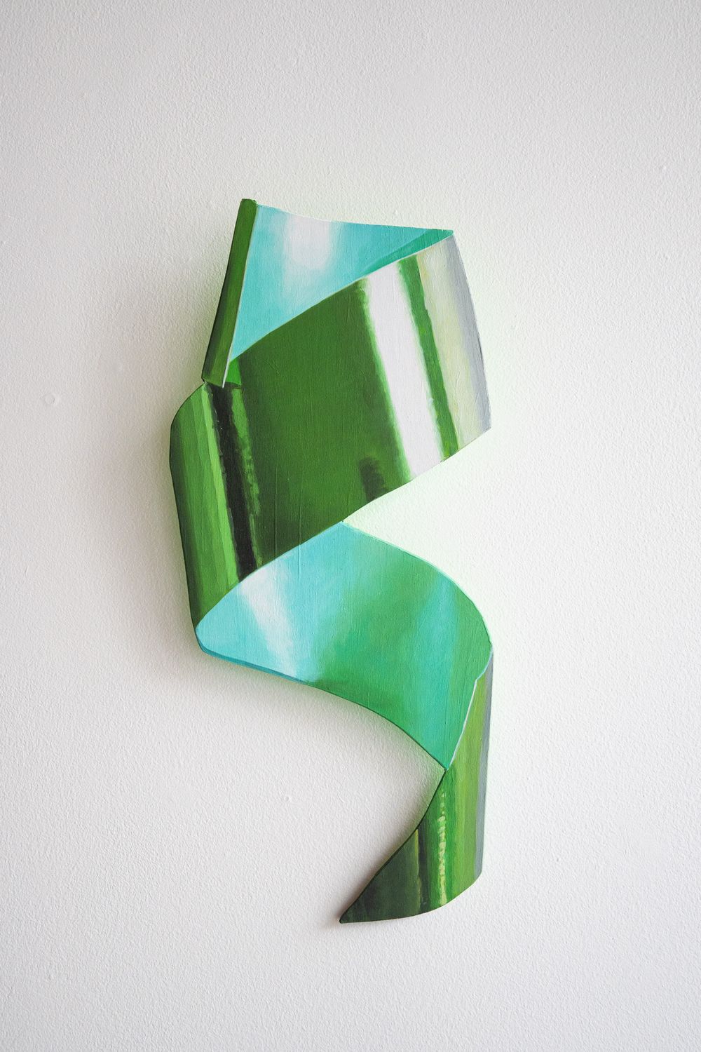 Green Curly Ribbon no. 2