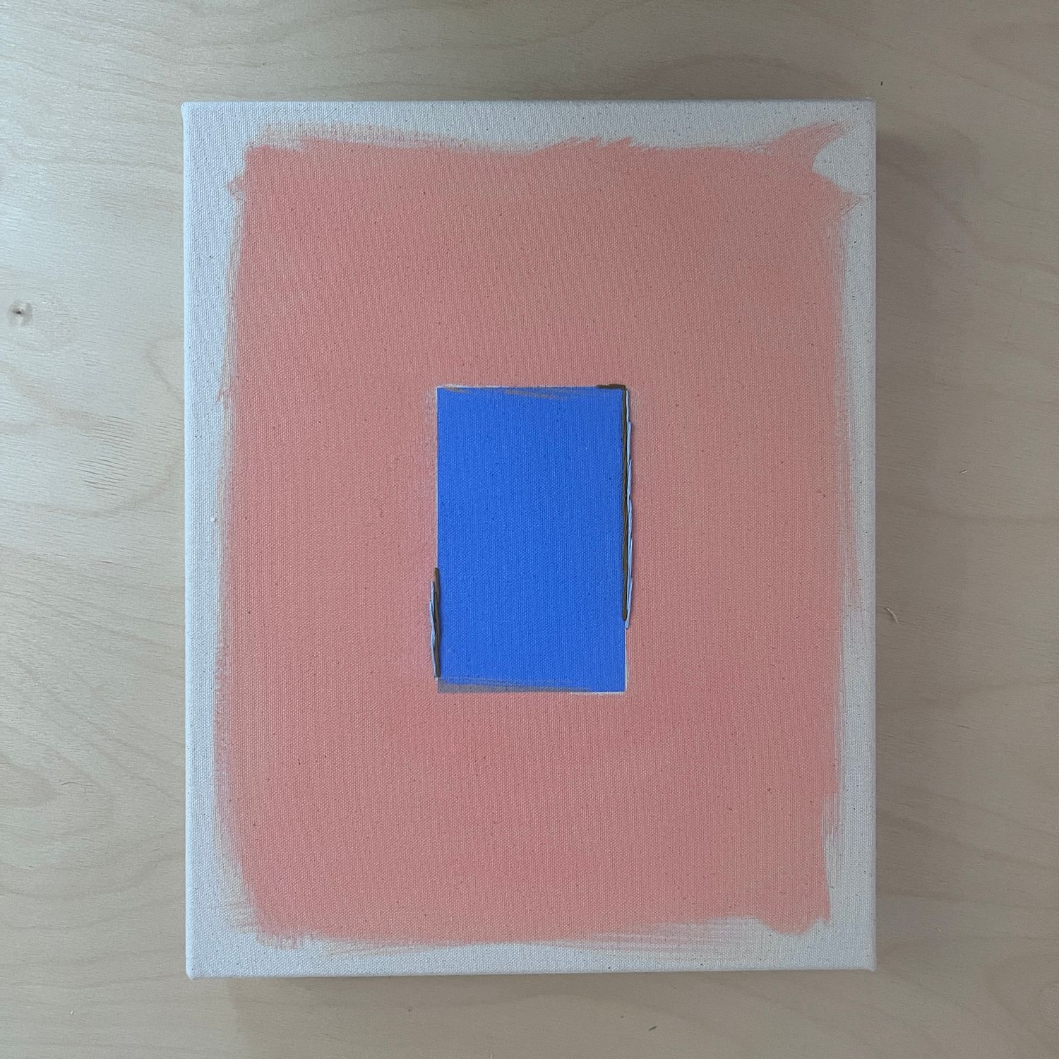 Cornflower/Peach With Tobacco Line