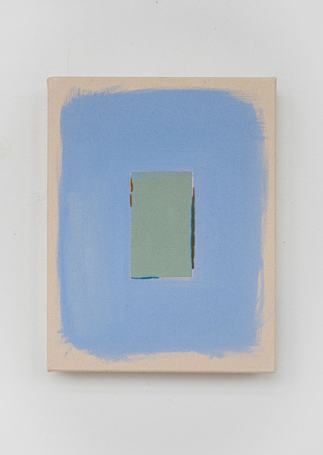 Pale Sage/Cottage Blue With Olive Line